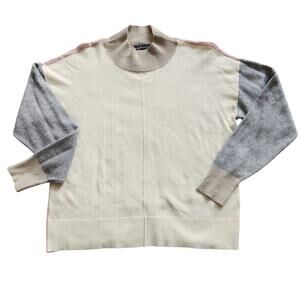 CHARLIE B drop shoulder turtleneck sweater size large